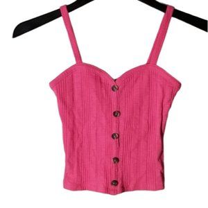 Aeropostale Sweet Heart Ribbed Top